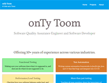 Tablet Screenshot of ontytoom.com